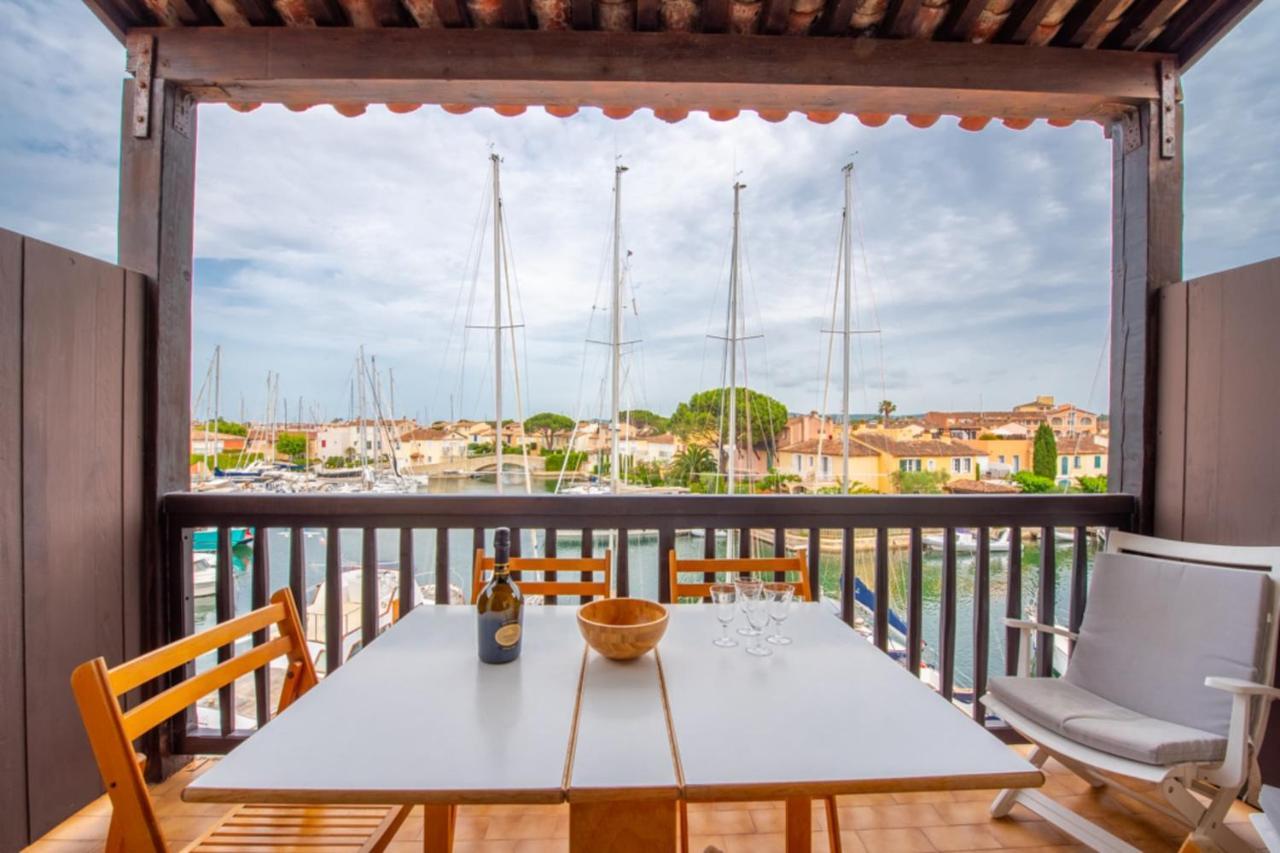 Nice Apt In Front Of The Marina In Grimaud Apartment Екстериор снимка